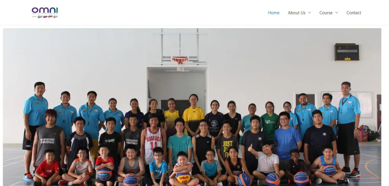 Omni Sports home page